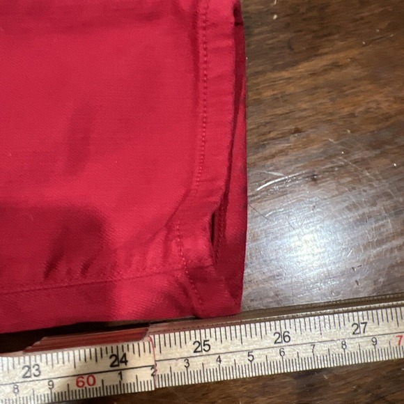 Citizens Of Humanity Jeans Women 26 Red Denim Rocket Crop High Rise Skinny - Picture 10 of 16